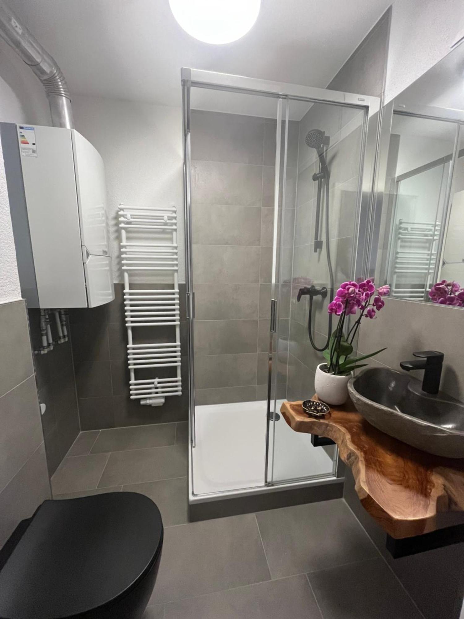 Black Forest City Apartment Mit Kostenlosem Parkplatz ไฟรบวร์กอิมไบรส์เกา ภายนอก รูปภาพ